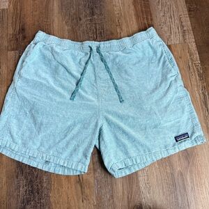 Patagonia Blue organic cotton shorts Relaxed Fit xxl